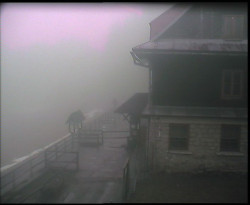 Terasa horského hotelu