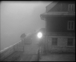 Terasa horského hotelu