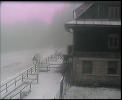 Terasa horského hotelu