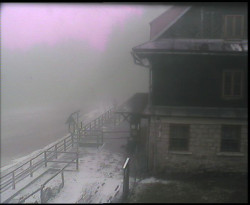 Terasa horského hotelu