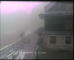 Terasa horského hotelu