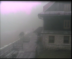 Terasa horského hotelu