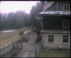 Terasa horského hotelu