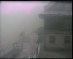 Terasa horského hotelu