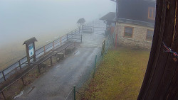 Terasa horského hotelu