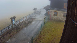 Terasa horského hotelu