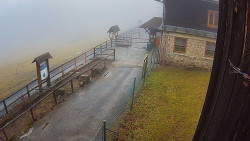 Terasa horského hotelu