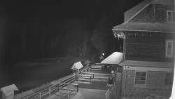 Terasa horského hotelu