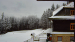 Terasa horského hotelu