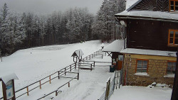 Terasa horského hotelu