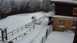 Terasa horského hotelu