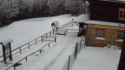 Terasa horského hotelu