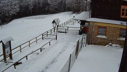 Terasa horského hotelu