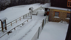 Terasa horského hotelu