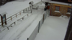 Terasa horského hotelu