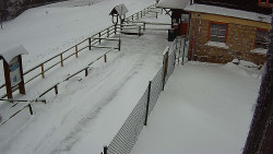 Terasa horského hotelu