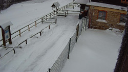 Terasa horského hotelu