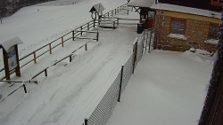 Terasa horského hotelu