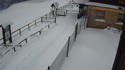 Terasa horského hotelu