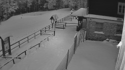 Terasa horského hotelu