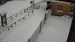 Terasa horského hotelu