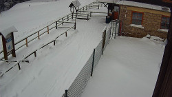 Terasa horského hotelu