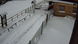 Terasa horského hotelu