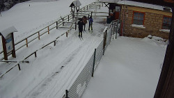 Terasa horského hotelu