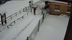 Terasa horského hotelu