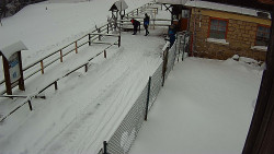 Terasa horského hotelu