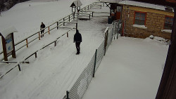 Terasa horského hotelu