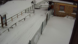 Terasa horského hotelu