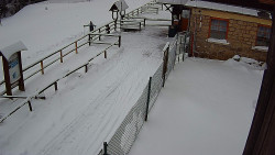 Terasa horského hotelu