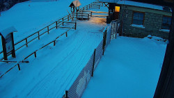 Terasa horského hotelu