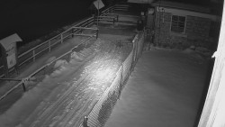 Terasa horského hotelu