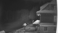 Terasa horského hotelu