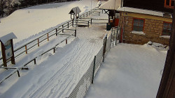 Terasa horského hotelu