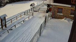 Terasa horského hotelu