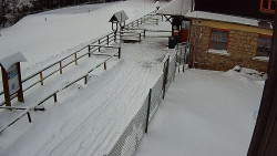 Terasa horského hotelu