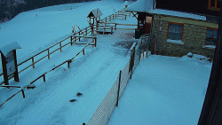 Terasa horského hotelu