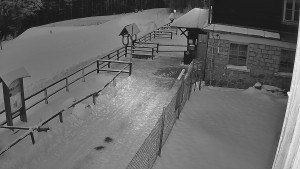 SkiAreál - Horský hotel Vsacký Cáb - Terasa horského hotelu - 20.2.2026 v 06:15 SkiAreál - Horský hotel Vsacký Cáb - Terasa horského hotelu - 20.2.2026 v 06:15