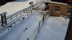 Terasa horského hotelu