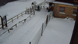 Terasa horského hotelu