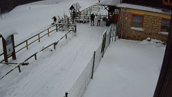 Terasa horského hotelu