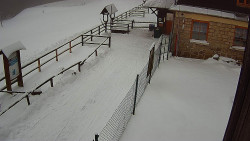 Terasa horského hotelu