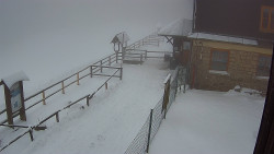 Terasa horského hotelu