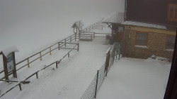 Terasa horského hotelu