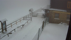 Terasa horského hotelu