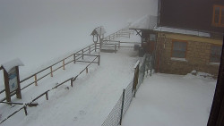 Terasa horského hotelu