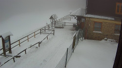 Terasa horského hotelu